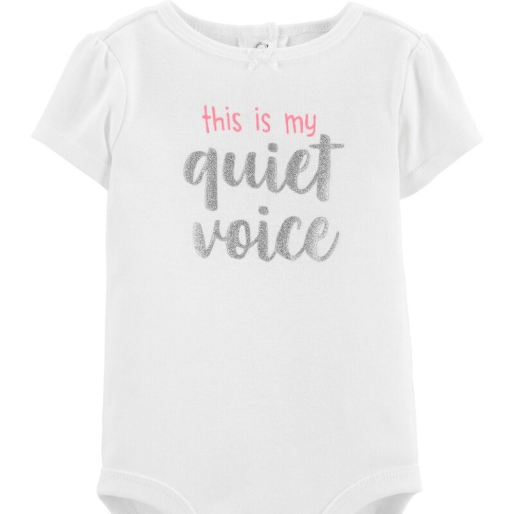 Baby B'gosh Slogan Bodysuit 3 months